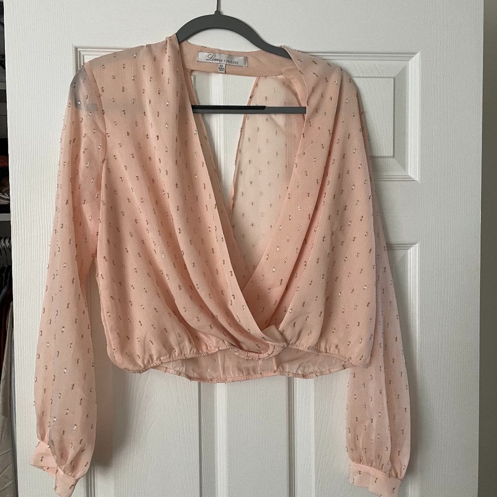 Lovers & Friends crop blouse